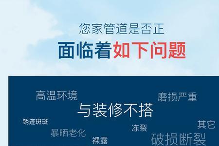 外墙暖气管子用什么包防晒保暖