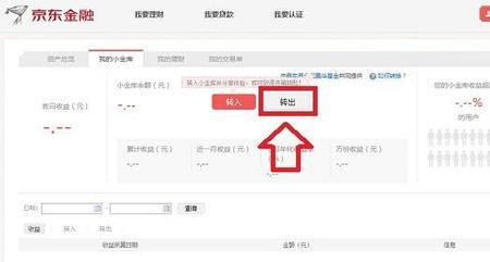 如何将资金转入京东小金库