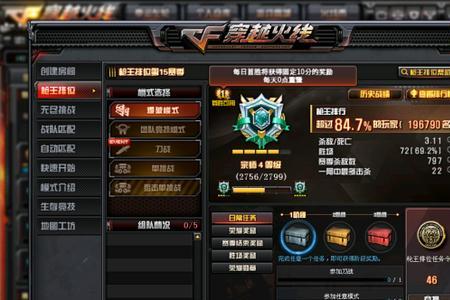 穿越火线掉段位的规定