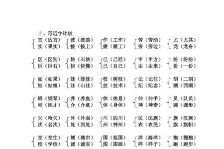 士的形近字