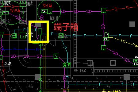 消防端子箱进线与出线方式