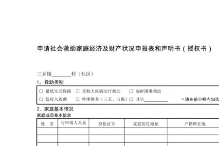临时救助家庭经济状况怎么写