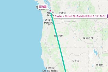 上海到洛杉矶航程多少海里