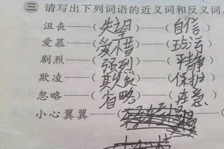 更为明确的近义词