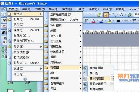 visio交叉线条如何不变成直角