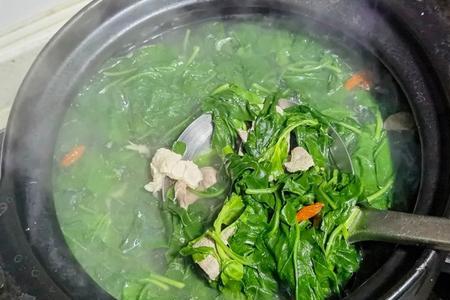 猪杂菜心汤做法