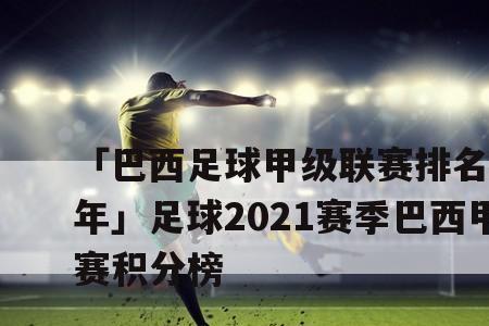 巴西联赛积分榜