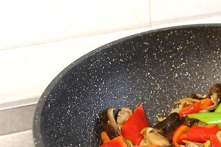 干煸香菇炒肉的做法