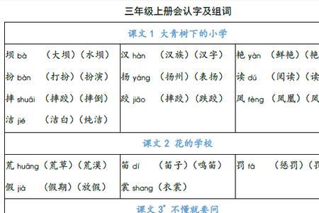三年级犹组词