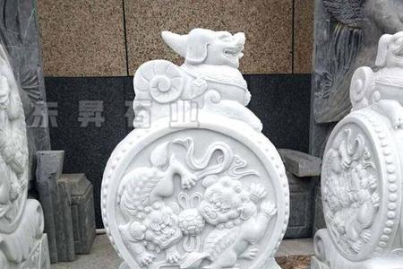 汉白玉抱鼓石放家中好不好