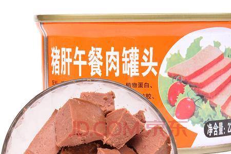 猪肝午餐肉罐头怎么吃