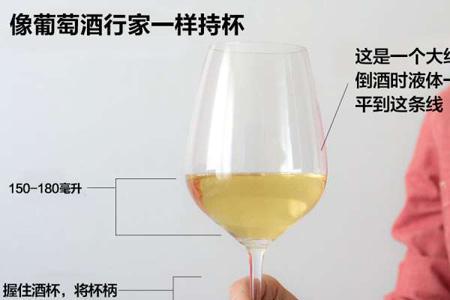 端酒的正确姿势