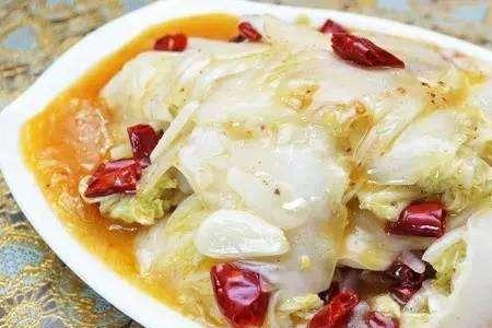 蜜汁酸辣白菜的做法
