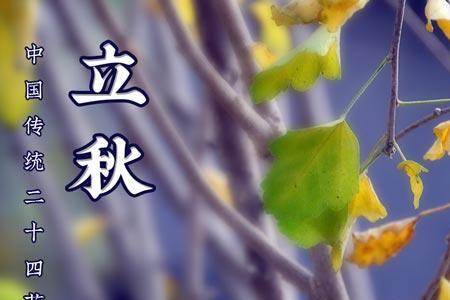 立秋北斗七星名字