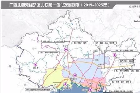 钦州和北海海域管辖范围