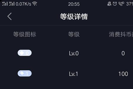 抖音三级要多少抖币