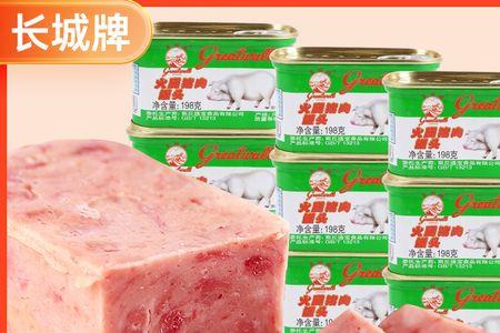 长城牌小白猪午餐肉优点