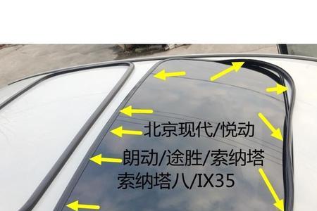 全新途胜天窗翘不起来