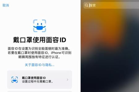 iphone口罩面容解锁为什么解不开