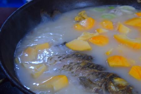 鲫鱼木瓜饺子汤的做法