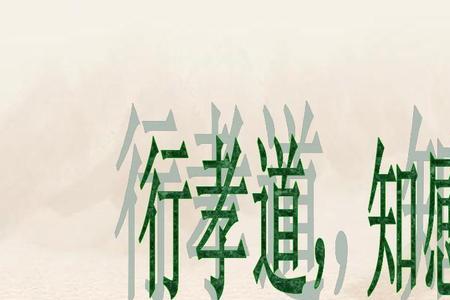 什么叫孝顺和孝道