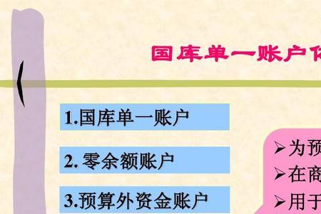 零余额账户包括哪几种