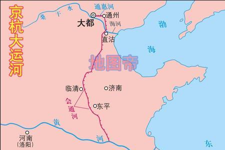 隋朝大运河开通路线是什么