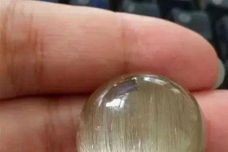 灰兔毛水晶挑选