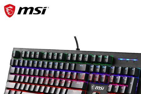 msi gk50z键盘怎么调灯光