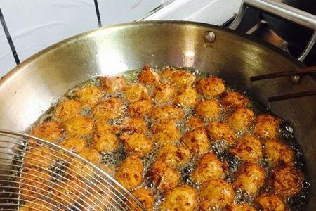丸子炸糊了怎么办