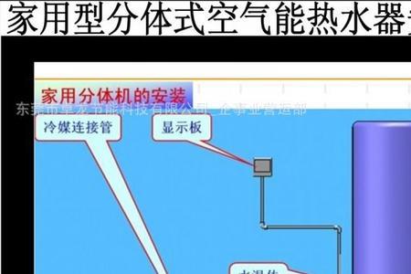 分离空气能采暖原理