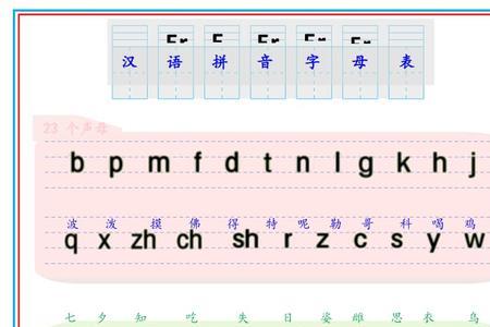 食字的声母的大写字母