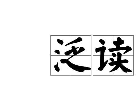 表示泛读的成语有哪些