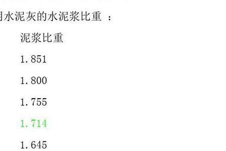 一立方水泥浆要用多少包水泥