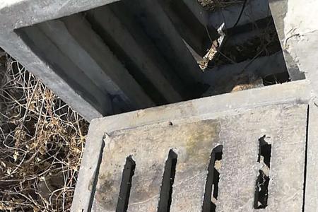 小区自来水井盖底下是水吗