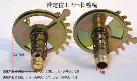 天然气喷嘴为什么有孔