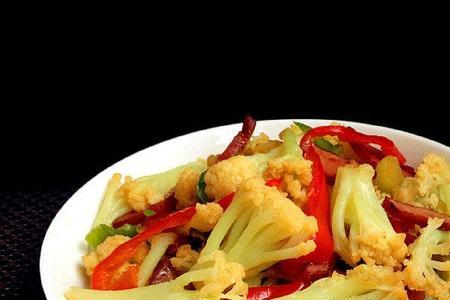 干煸圆菜花的做法