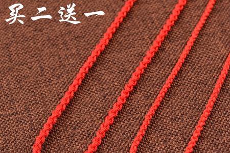 黄金吊坠挂皮绳结实吗