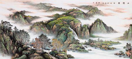 山水画题款成语