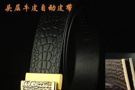 鳄鱼皮带有什么夹层