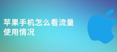苹果12怎么显示流量使用情况