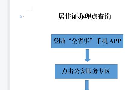 怎么查询居住证的居住地址