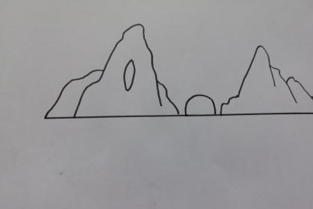 天门山怎么画
