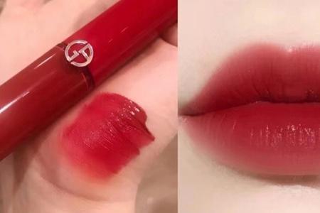 阿玛尼红管415赤木红棕和山楂
