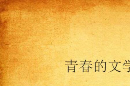 青春已过的意思