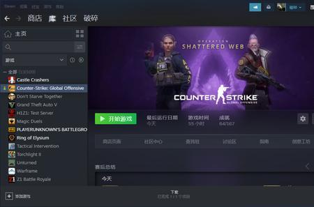 csgo国际服是英文的吗