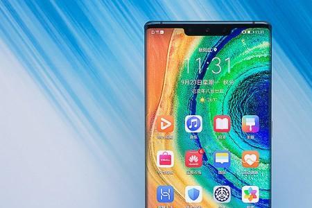 mate30pro屏幕右侧有条绿线