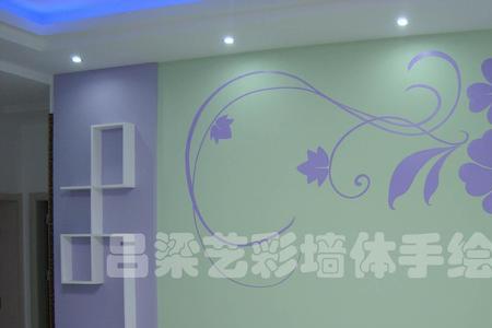 墙画可以用玻璃胶粘吗
