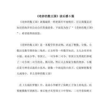 奇妙的数学文化读后感