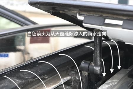 奔驰a180两厢天窗漏水